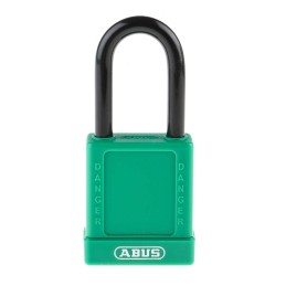 1 pcs - ABUS Key Weatherproof Aluminium, Steel Safety Padlock, 6.5mm Shackle, 38mm Body