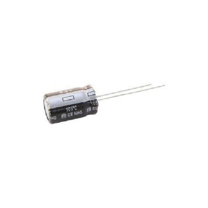 100 pcs - Panasonic 330μF Aluminium Electrolytic Capacitor 6.3V dc, Radial, Through Hole - EEUFR0J331B