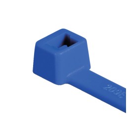 1 Bag of 100 - HellermannTyton Cable Tie, Releasable, 150mm x 3.5 mm, Blue Polyamide 6.6 (PA66)