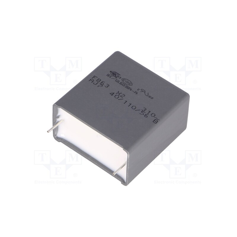1 pcs x KEMET - F863FU335K310Z - Capacitor: polypropylene, 3.3uF, 32x33x18mm, THT, ±10%, 27.5mm