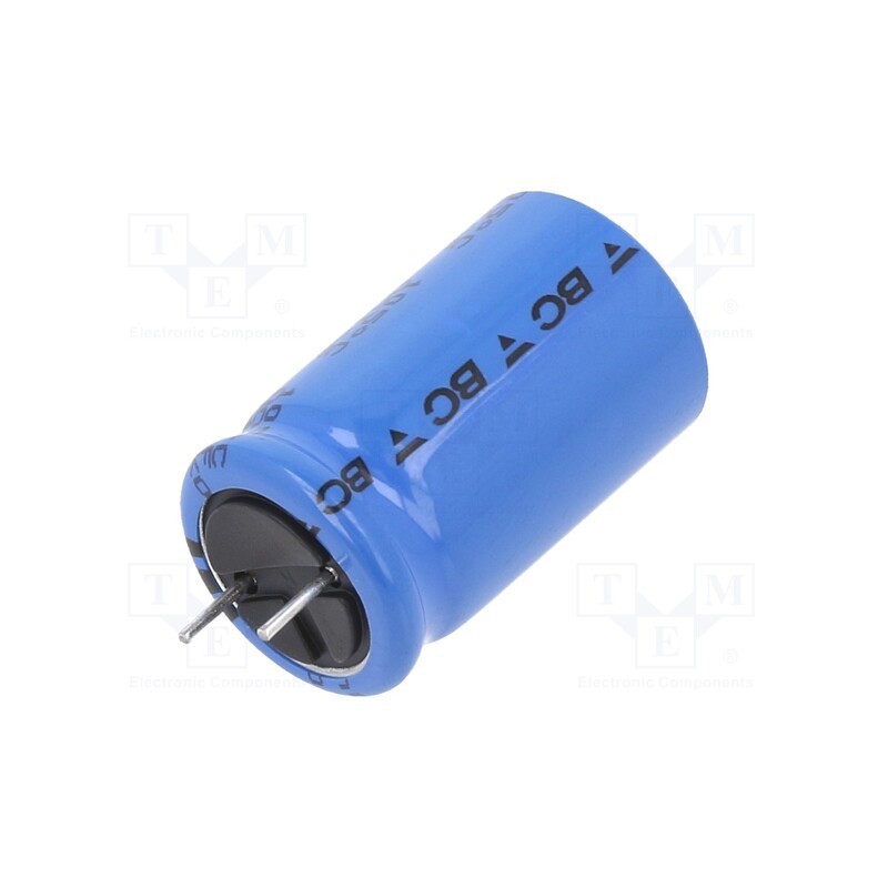1 pcs x VISHAY - MAL204861102E3 - Capacitor: electrolytic, THT, 1mF, 50VDC, Ø16x25mm, Pitch: 7.5mm