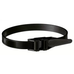 1 Bag of 100 - Schneider Electric Cable Tie, Installation, 273mm x 9 mm, Black Polyamide 12, Pk-100