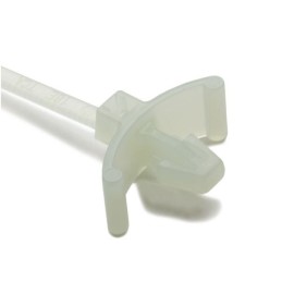 1 Bag of 100 - HellermannTyton Cable Tie, 100mm x 2.5 mm, Black PA 6.6 UV Resistant