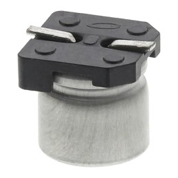 125 pcs - Nichicon 10μF Aluminium Electrolytic Capacitor 25V dc, Surface Mount - UWT1E100MCL1GB