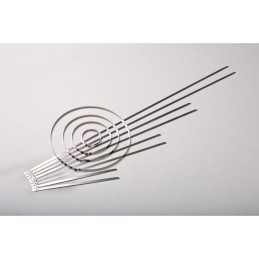 1 Bag of 100 - HellermannTyton Cable Tie, 700mm x 5.9 mm, Metal Stainless Steel