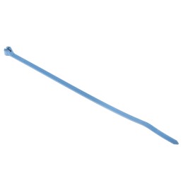 1 Bag of 100 - Thomas & Betts Cable Ties, 186mm x 4.7 mm, Blue Nylon, Pk-100