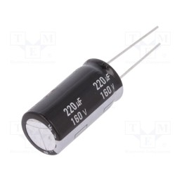 1 pcs x PANASONIC - EEUEB2C221 - Capacitor: electrolytic, THT, 220uF, 160VDC, Ø16x31.5mm, ±20%