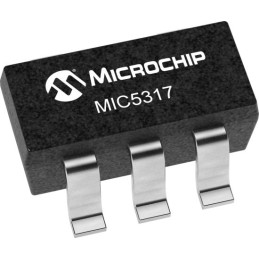 100 pcs - Microchip MIC5317-3.3YM5-TR, 1, Regulator 150mA, 3.3 V 5-Pin, SOT-23