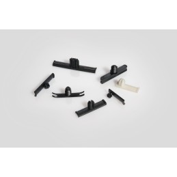 1 Bag of 1000 - HellermannTyton Black Polyamide Bundling Clip