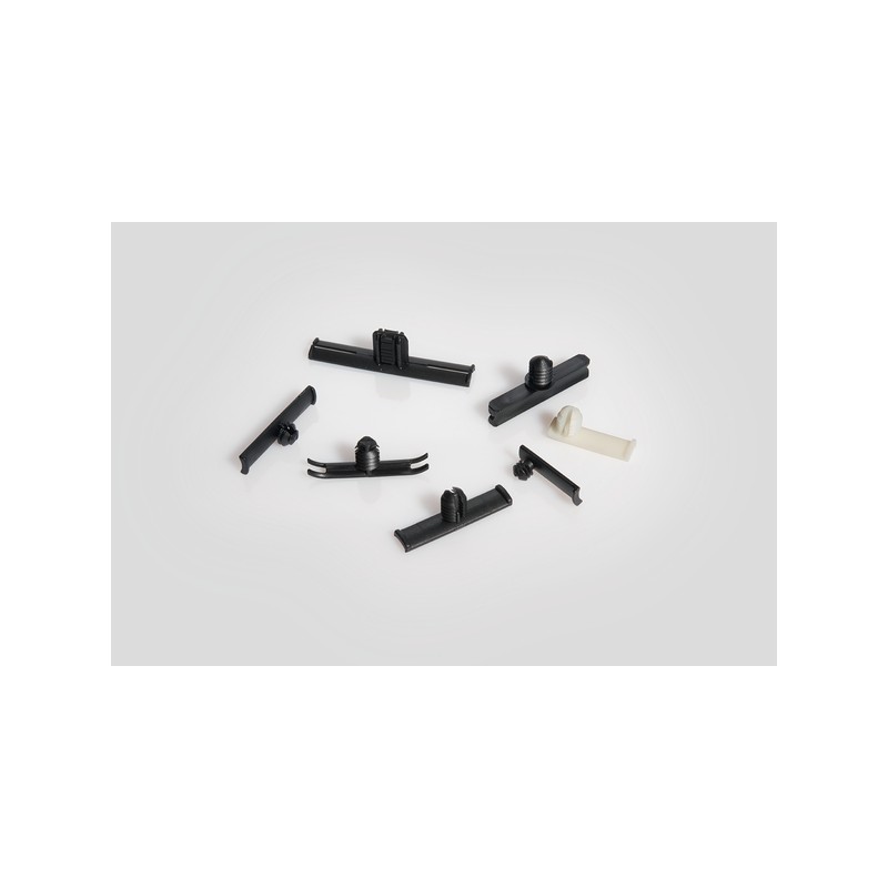 1 Bag of 1000 - HellermannTyton Black Polyamide Bundling Clip