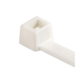 1 Bag of 1000 - HellermannTyton Cable Tie, Releasable, 203.2mm x 2.5 mm, White