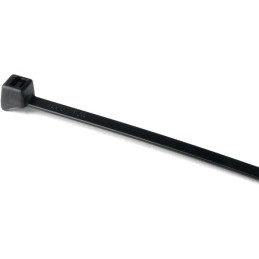 1 Bag of 1000 - HellermannTyton Cable Ties, Releasable, 100mm x 2.5 mm, Black Polyamide 6.6 (PA66), Pk-1000pack