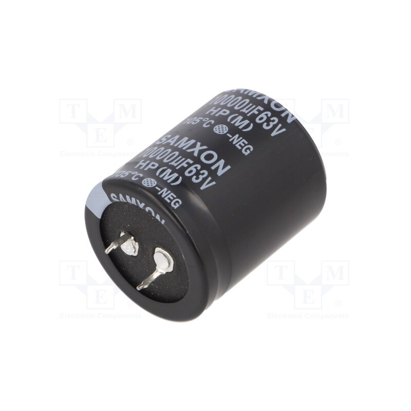 1 pcs x SAMXON - EHP109M1JP50SZSHP - Capacitor: electrolytic, SNAP-IN, 10mF, 63VDC, Ø30x50mm, ±20%