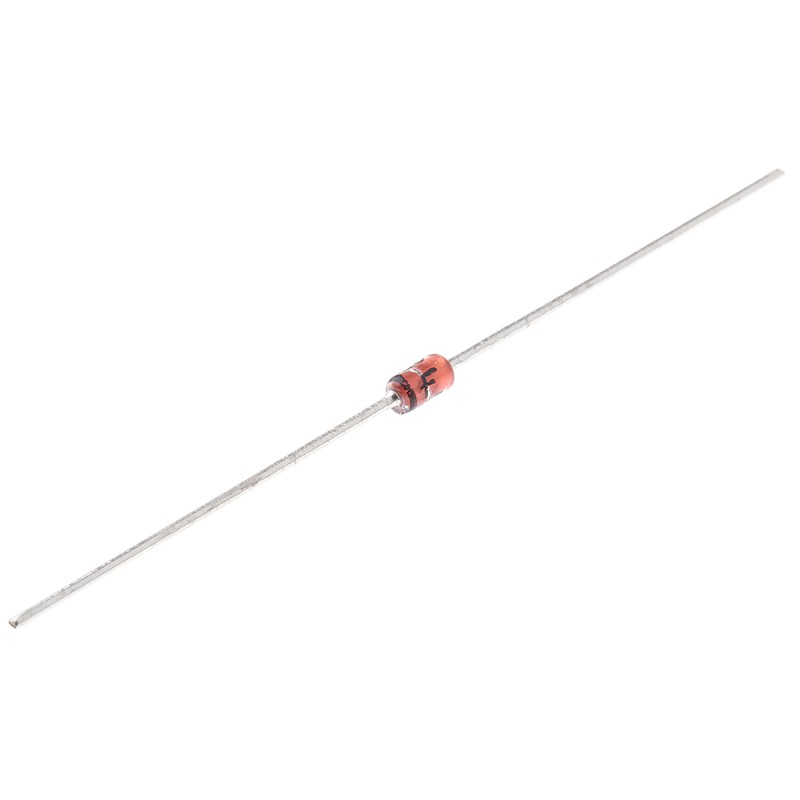 100 pcs - onsemi, 3.3V Zener Diode 5% 1 W Through Hole 2-Pin DO-41