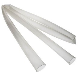1 Bag of 125 - HellermannTyton Heat Shrink Tubing, Clear 1.2mm Sleeve Dia. x 1.2m Length 2:1 Ratio, TK20 Series
