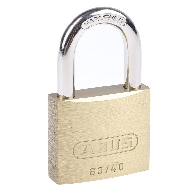1 pcs - ABUS Key Weatherproof Brass, Steel Padlock, Keyed Alike, 6mm Shackle, 40mm Body