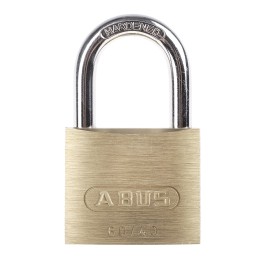 1 pcs - ABUS Key Weatherproof Brass, Steel Padlock, Keyed Alike, 6mm Shackle, 40mm Body