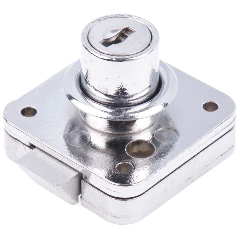 1 pcs - Euro-Locks a Lowe & Fletcher group Company Slam Lock, 21.1mm Panel-to-Tongue, 16.5mm Cutout, Key Unlock