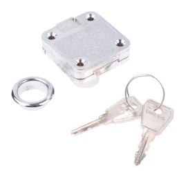 1 pcs - Euro-Locks a Lowe & Fletcher group Company Slam Lock, 21.1mm Panel-to-Tongue, 16.5mm Cutout, Key Unlock
