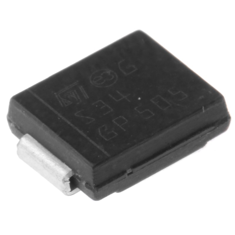 5 pcs - STMicroelectronics 40V 3A, Schottky Diode, 2-Pin DO-214AB STPS340S