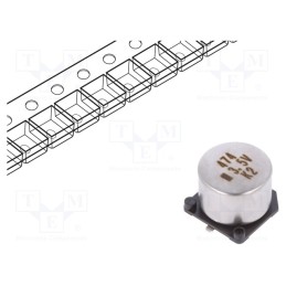 1 pcs x KEMET - FC0V474ZFTBR24 - Supercapacitor, SMD, 0.47F, 3.5VDC, -20÷80%, Body dim: Ø10.5x8.5mm