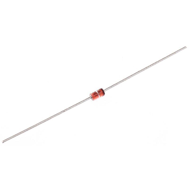 100 pcs - Nexperia, 5.1V Zener Diode 5% 1.3 W Through Hole 2-Pin DO-41