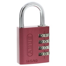 1 pcs - ABUS 145/40 Combination Weatherproof Aluminium, Steel Safety Padlock, 6mm Shackle, 40mm Body
