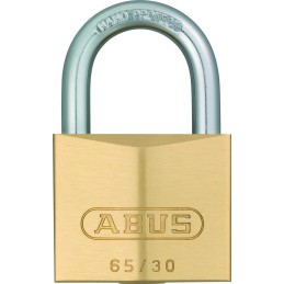 1 pcs - ABUS Key Weatherproof Brass Padlock, 5mm Shackle, 30mm Body