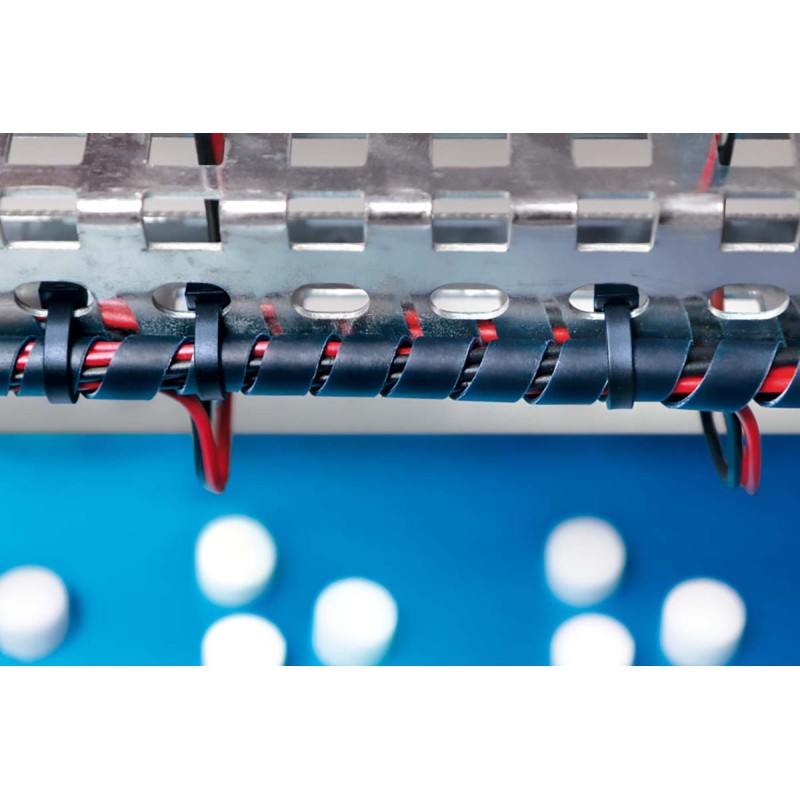 1 Bag of 25 - SES Sterling Spiral Wrap, I.D 10mm, 40mm Polypropylene PP12 MDE Series