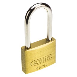 1 pcs - ABUS Key Weatherproof Brass, Steel Padlock, Keyed Alike, 8mm Shackle, 50mm Body