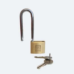 1 pcs - RS PRO Key Brass, Stainless Steel Padlock, Keyed Alike, 6mm Shackle, 40mm Body