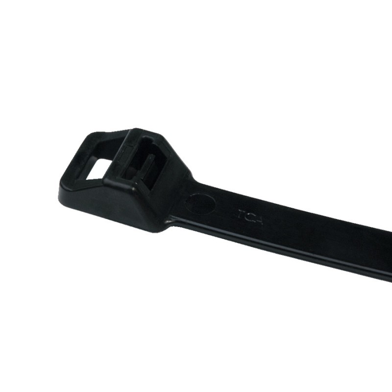 1 Bag of 250 - HellermannTyton Cable Tie, Releasable, 565mm x 12.5 mm, Black PA 6.6 UV Resistant