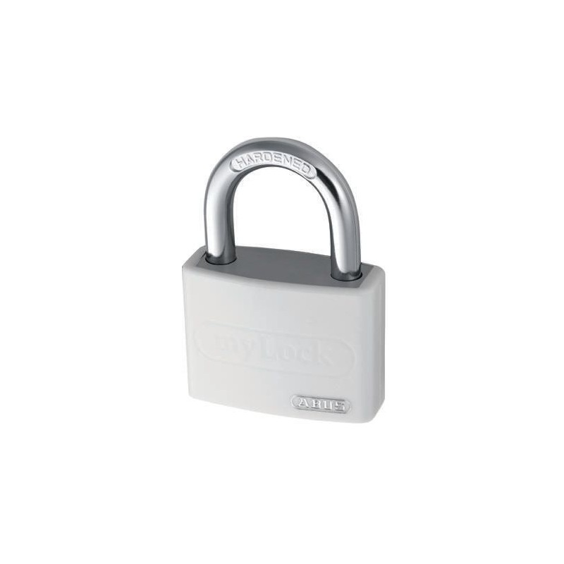 1 pcs - ABUS Key Weatherproof Aluminium, Steel Safety Padlock, 6.5mm Shackle, 43mm Body