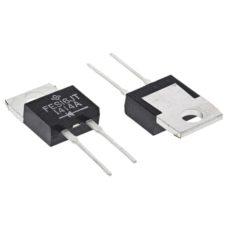 5 pcs - Vishay 600V 16A, Ultrafast Rectifiers Diode, 2-Pin TO-220AC FES16JT-E3/45