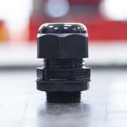 1 Bag of 5 - RS PRO Black Nylon Cable Gland, M25 Thread, 13mm Min, 18mm Max, IP68