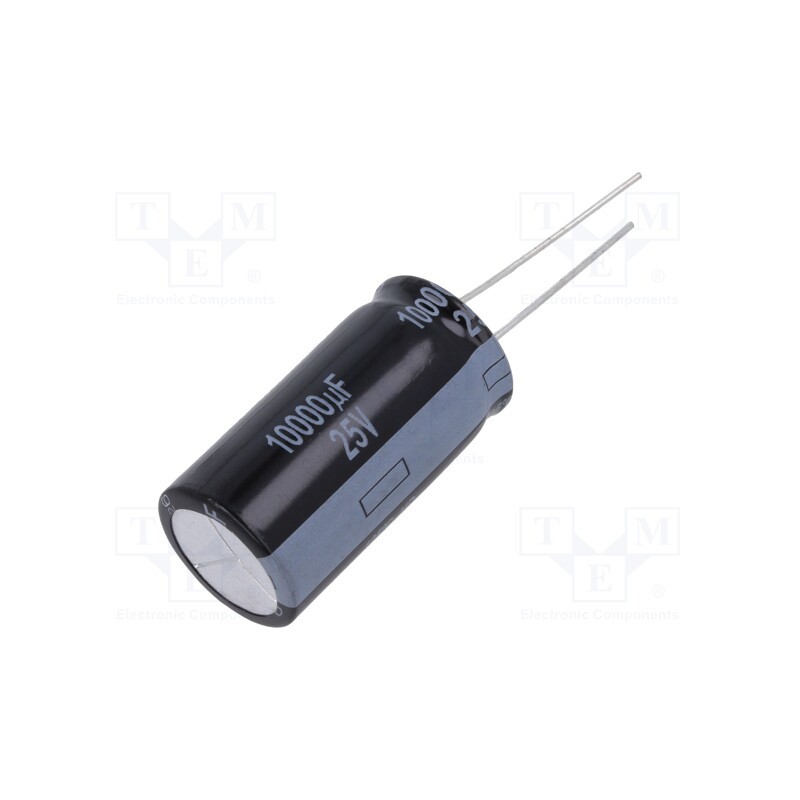 1 pcs x PANASONIC - EEUHD1E103 - Capacitor: electrolytic, THT, 10000uF, 25VDC, Ø18x35.5mm, ±20%