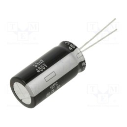 1 pcs x PANASONIC - EEUED2D221 - Capacitor: electrolytic, THT, 220uF, 200VDC, Ø18x31.5mm, ±20%, ED