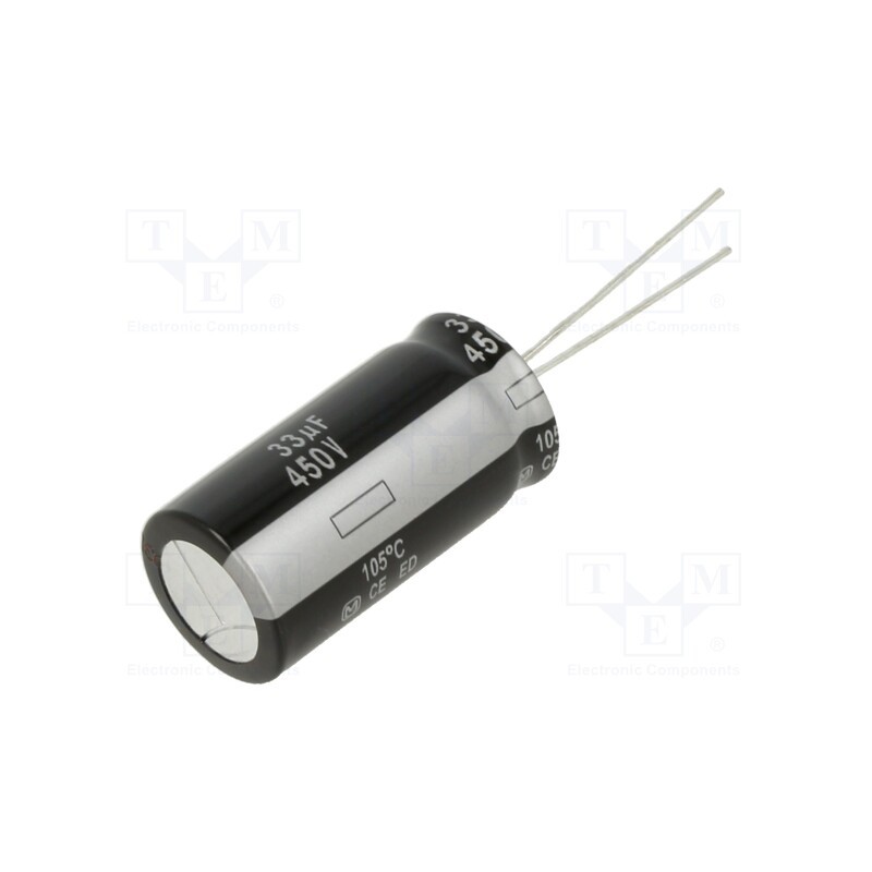 1 pcs x PANASONIC - EEUED2D221 - Capacitor: electrolytic, THT, 220uF, 200VDC, Ø18x31.5mm, ±20%, ED