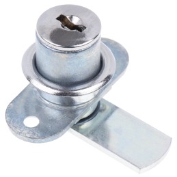 1 pcs - Euro-Locks a Lowe & Fletcher group Company Tambour Lock, 4mm Panel-to-Tongue, 17mm Cutout, Key Unlock