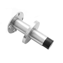 1 pcs - RS PRO Silver Stainless Steel Base-Board Door Stop