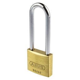 1 pcs - ABUS Key Weatherproof Brass, Steel Padlock, Keyed Alike, 6mm Shackle, 40mm Body