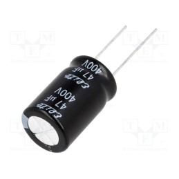 2 pcs x Elite - PF2G470MNN1625 - Capacitor: electrolytic, THT, 47uF, 400VDC, Ø16x25mm, Pitch: 7.5mm