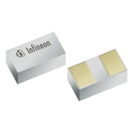 100 pcs - Infineon ESD200B1CSP0201XTSA1, Bi-Directional TVS Diode, 45W, 2-Pin WLL-2-1