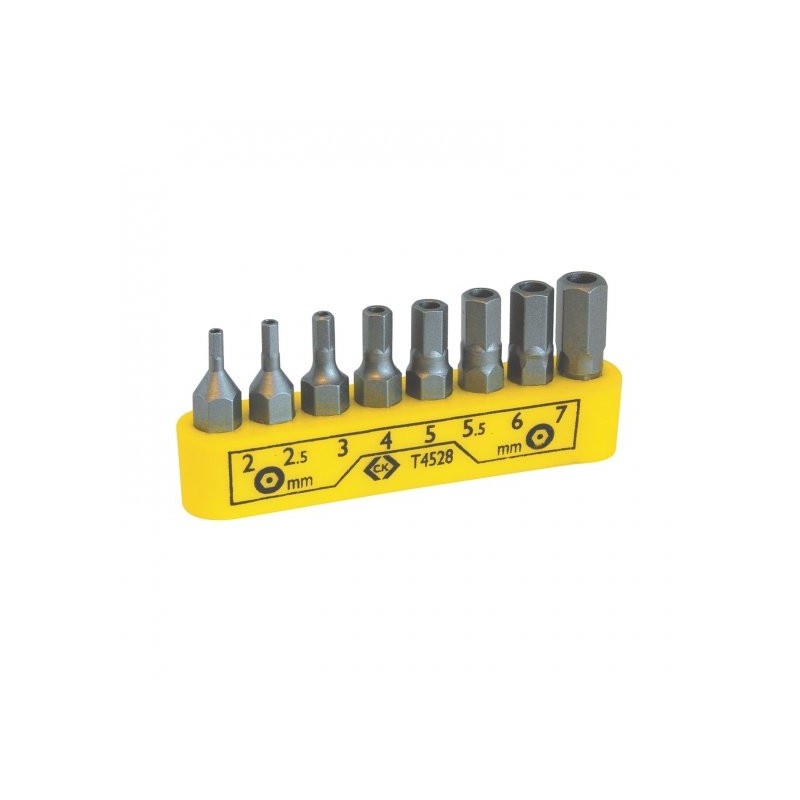 1 pcs - CK Hexagonal Tamper Proof Bit Set 8 Pieces, Hexagon