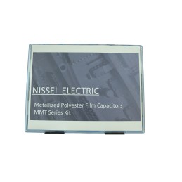 1 Kit - NISSEI, Through Hole Polyester Capacitor Kit 54 pieces