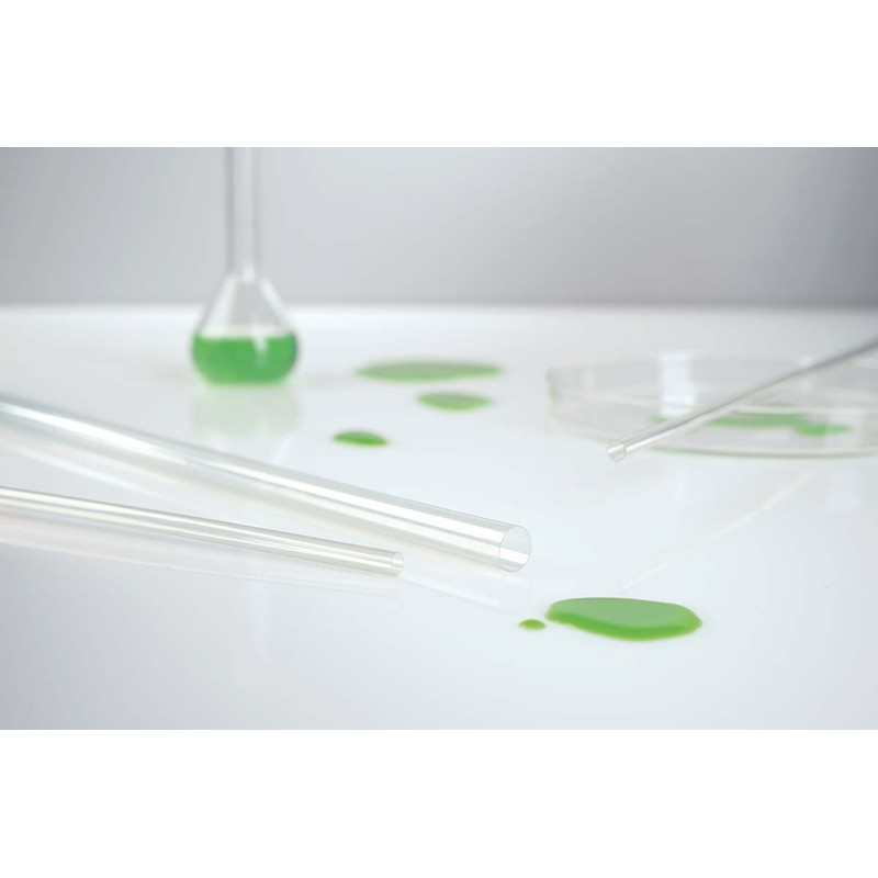 1 Bag of 50 - HellermannTyton Heat Shrink Tubing, Clear 4.75mm Sleeve Dia. x 1.2m Length 4:1 Ratio, TFE4 Series