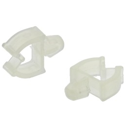 1 Bag of 50 - RS PRO White Nylon Wire Saddle, 3.5mm Max. Bundle