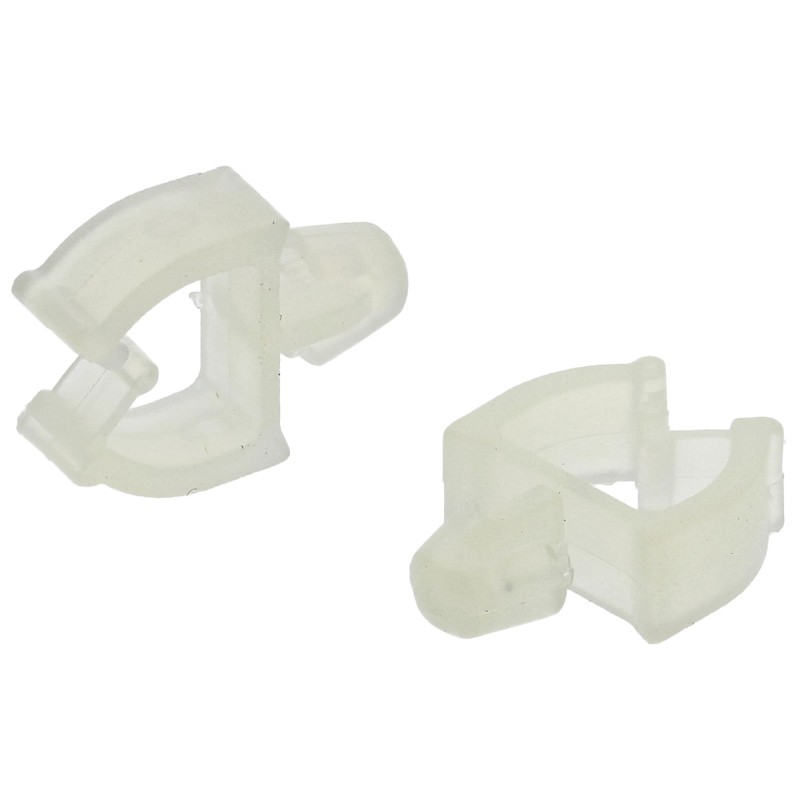 1 Bag of 50 - RS PRO White Nylon Wire Saddle, 3.5mm Max. Bundle