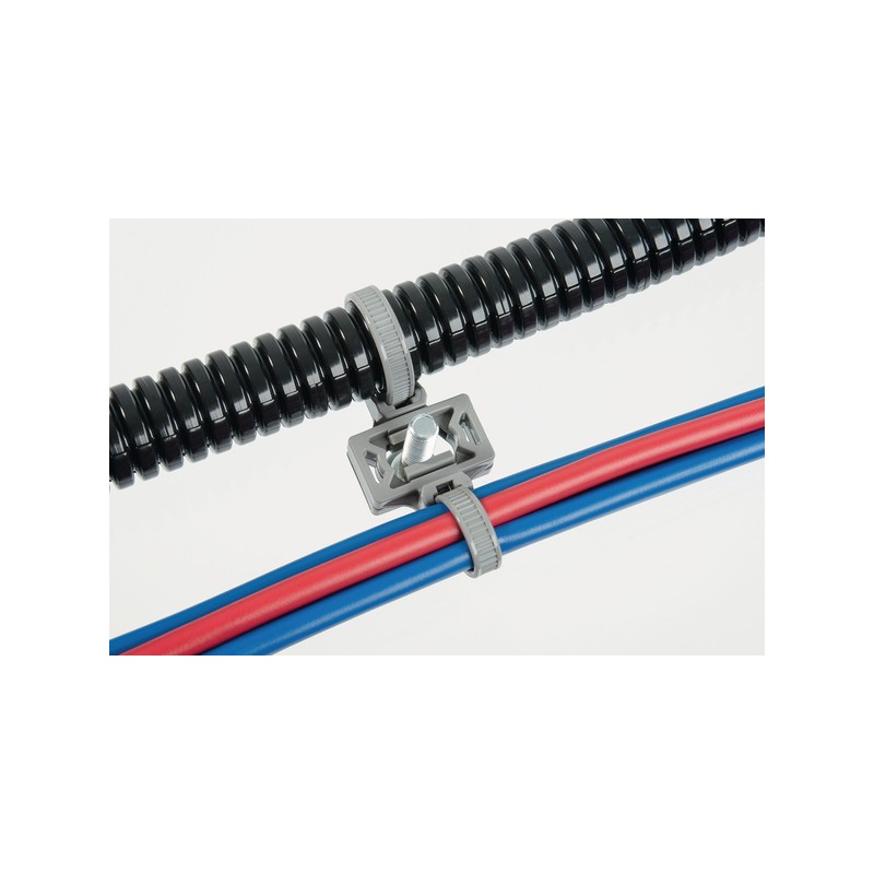 1 Bag of 500 - HellermannTyton Cable Tie, Releasable, 162mm x 4.6 mm, Black Nylon