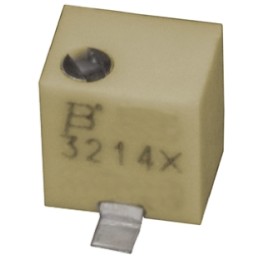 1 pcs - 10kΩ, SMD Trimmer Potentiometer 0.25W Top Adjust Bourns, 3214